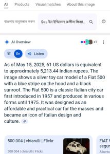 Flat 500 Model Imported