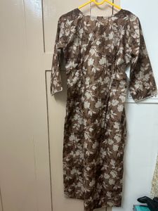 Floral Brown Kurti
