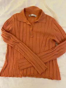 Zara Full Sleeves Top Size M But Can Fit L Also