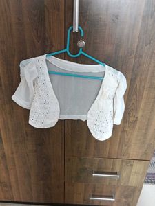 White Lace Shrug