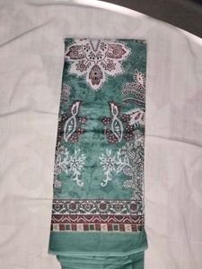 Green Dress Material