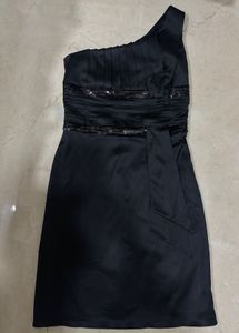 Black One-Shoulder Dress