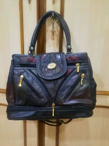 Vintage King Leather Club Handbag
