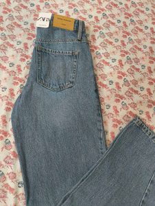 zara straight jeans