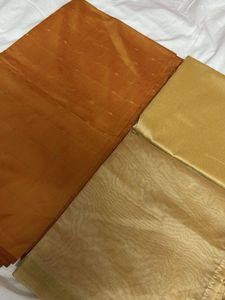 Banarasi Wood Coloured Suit Set