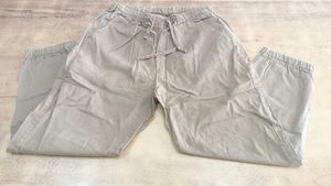 Gray Casual Jogger Pants