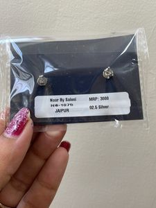 Noor Brand Pure Silver Earrings 92.5