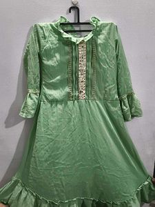 Beautiful Green Short Dress