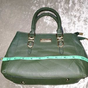 Olive Green Satchel Handbag