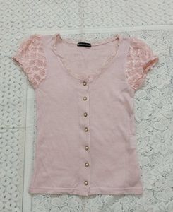 Pink Knitted Top