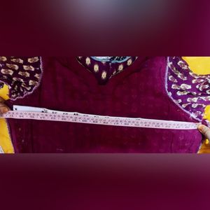 Purple Embellished Kurta Sets