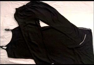 Sleek Black Slip Kurta Set