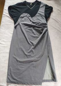 Stylish Two-Tone Dress