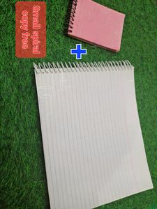 😱400 Pages Spiral Copy, Small Colour Copy Free❗