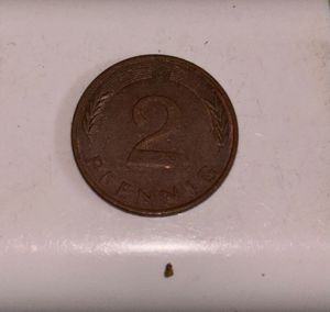 Vintage 2 Pfennig Coin