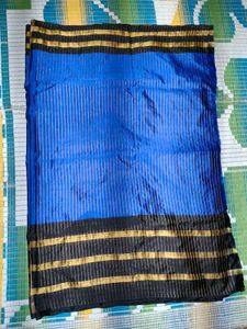 Blue Black Saree