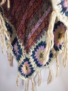 Crochet Granny Square Poncho