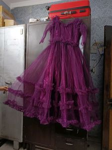 LIGHT WEIGHT HEAVY FLARED GOWN