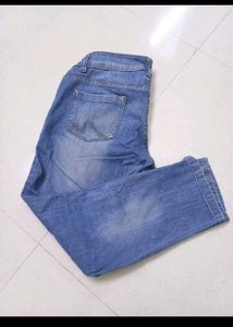 blue Denim capri jeans