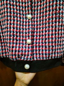 Patterned Knit Cardigan