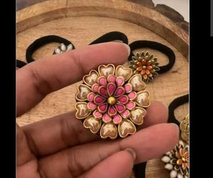 Floral Design Hair Tie