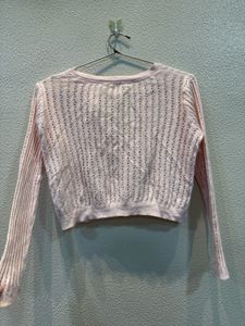 Pink Knit Cardigan