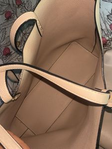 Blush Pink Tote Bag With Mini Pouch