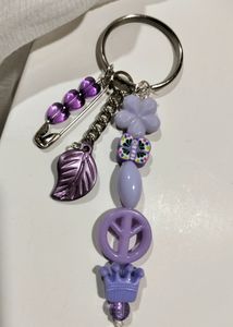 Aesthetic Purple Keychain 💜