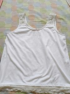 White Lace Tank Top
