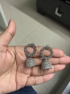 Floral Jhumka Earrings