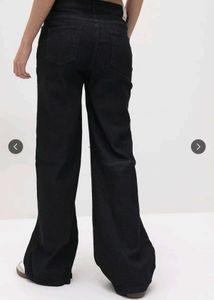 Roadster Black Wide Leg Jeans