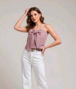 Bow Front Cami Top🌸🎀🩰