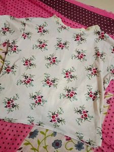Floral crop top
