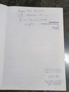 Biology Lab Manual Class XI