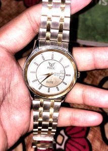 Silver Dial Watch - 38mm Diameter