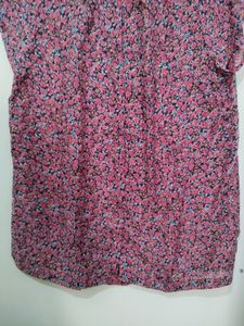 Entease Floral Print Top