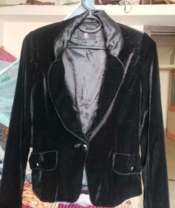 Black Velvet Imported Blazer