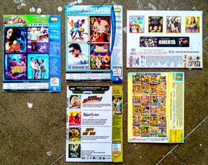 📀Bollywood and Hollywood movies (DVD) Casts.