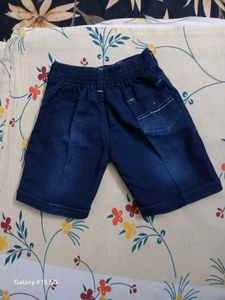 Jeans Shorts Half Paint