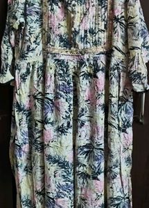 Floral Print Kurta