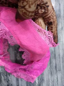 Pink Lace Thong 🧡