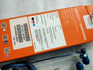GIONEE Premium Wired Metal HD Earphone (Blue)