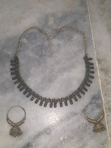 Necklace N Earings Set Antic