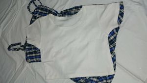 Cute Top With Crop Tshirt 😍