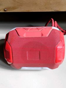 Red Portable Bluetooth Speaker