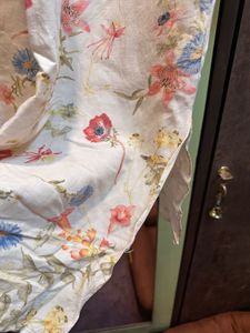 Zara Floral Print Shirt Dress