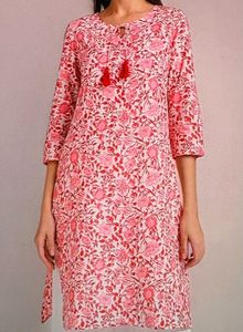 Floral Print Kurta xs