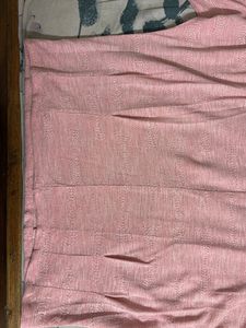 Pink Lace Shoulder Top