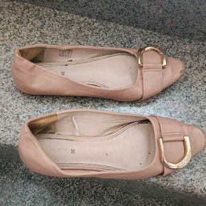 Leather Ballet Flats - Size 39