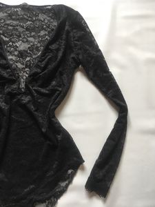 black mesh bodysuit